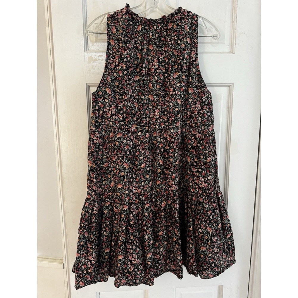 BB Dakota‎ Floral Babydoll Tunic Top Women M Boho Cottagecore Keyhole